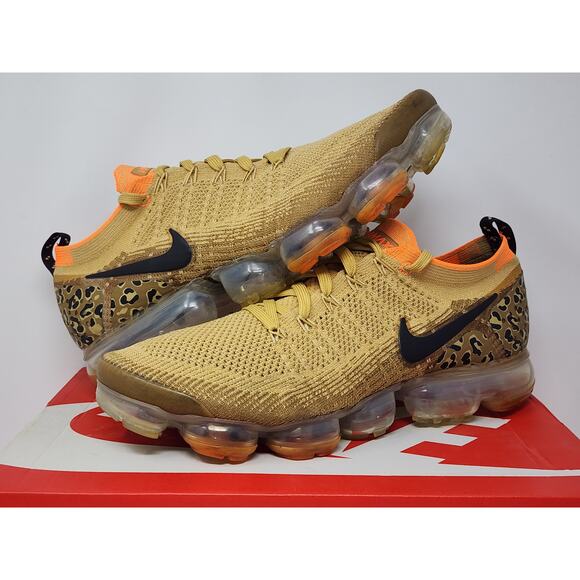 Nike Air Vapormax 2 CHEETAH AV7973-700 Size 13 WORN - Picture 1 of 8